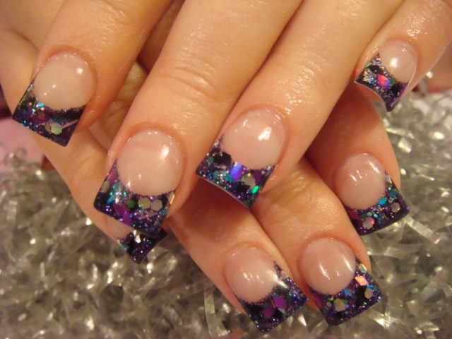 Glitter-nail